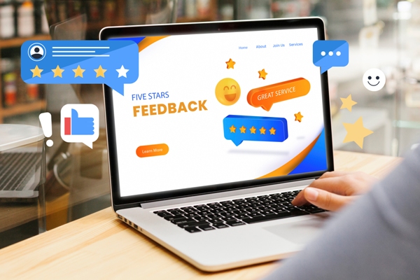 Laptop con reviews de productos