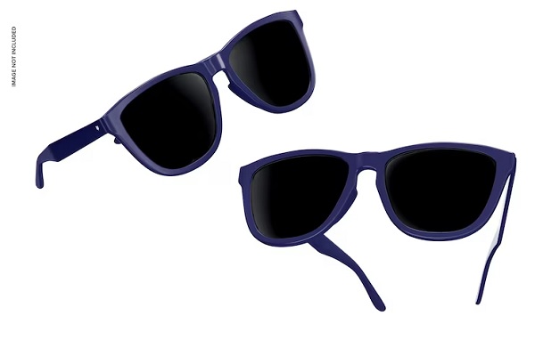 Comprar gafas de sol - Imagen de un par de gafas de sol con lentes oscuros, los cuales tienen una protección del 100 % a los rayos UV del sol