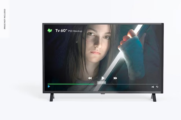 Mejor Smart tv - Televisor inteligente de 60 pulgadas, mostrando una película en alta definición
