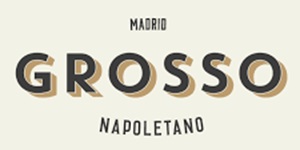 Mejores pizzerías en Madrid - Logo del restaurante de pizzas Grosso Napoletano