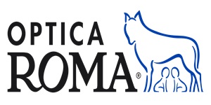 Logo de la tienda de gafas Óptica Roma