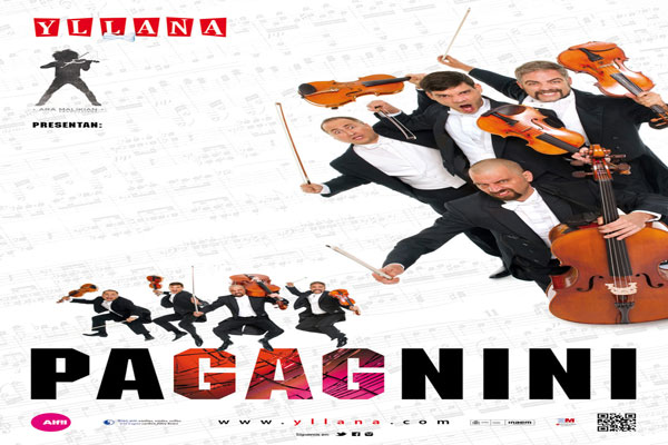 Obras de teatro en Madrid - Flyer promocional del espectáculo musical de PaGAGnini