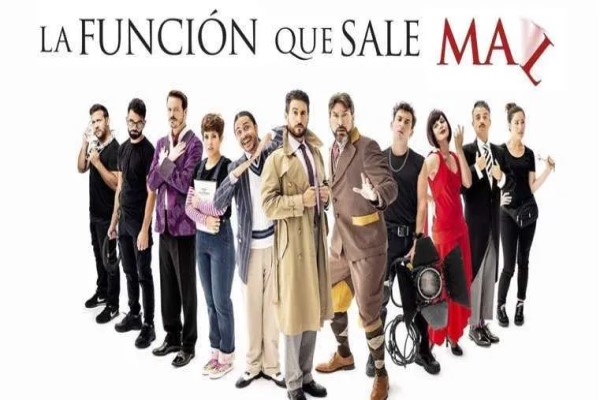 Obras de teatro en Madrid - Flyer promocional de La función que sale mal
