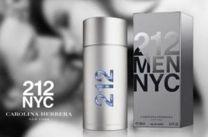 Mejores perfumes para hombres según los expertos - Presentación de la colonia 212 NYC Men de Carolina Herrera