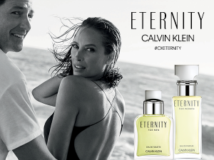 Mejores perfumes para hombres según los expertos - Flyer promocional de Eternity for Men de Calvin Klein
