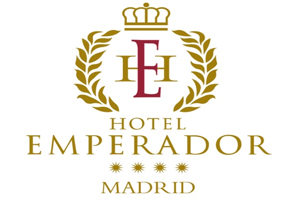 Alojamientos con piscina privada en Madrid - Identidad gráfica del Hotel Emperador en Gran Vía
