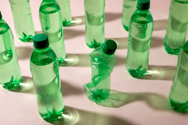 Botellas compostables - Imagen de varias botellas compostables, las cuales son más resistentes y ayudan a proteger el medio ambiente