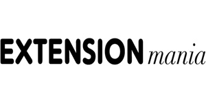 Extensiones de pelo - Logo del centro estético EXTENSIONmania