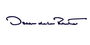 Ropa elegante de mujer - Logo de la tienda Oscar de la Renta