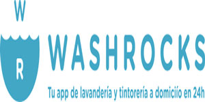 Lavanderías autoservicio en Barcelona - Identidad gráfica de Washrocks