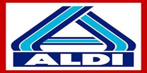 Logo del supermercado Aldi, con precios muy competitivos y amplia gama de productos de marca propia