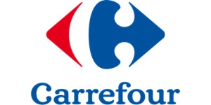 Supermercados en Madrid - Logo del supermercado Carrefour, Hipermercados multinacional de origen francés