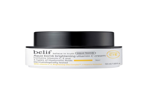 Cremas con ácido hialurónico - Belif Aqua Bomb Brightening Vitamin C Cream una bomba de hidratación para tu piel con esta crema ácido hialurónico