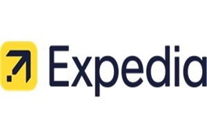 Logo de Expedia, plataforma de viaje online