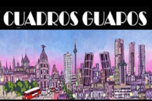 cuadros decorativos en Madrid- Logo Cuadros guapos venta de cuadros decorativos salón