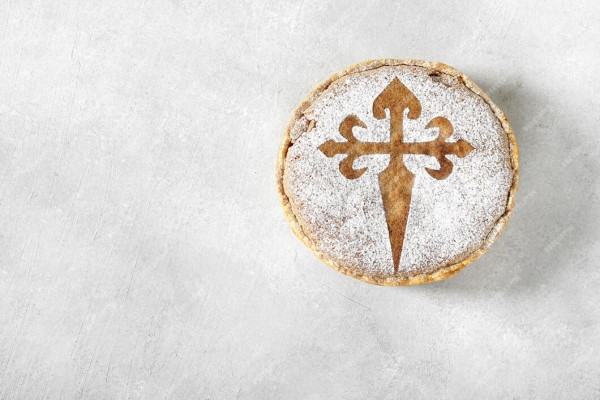 postres - Tarta de Santiago un delicioso postre de almendras tradicional de Galicia