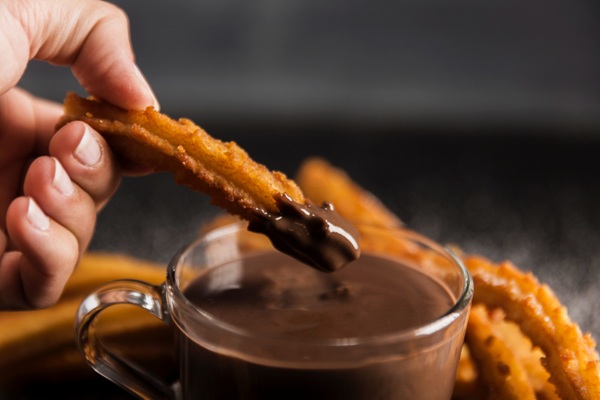 Churros con Chocolate